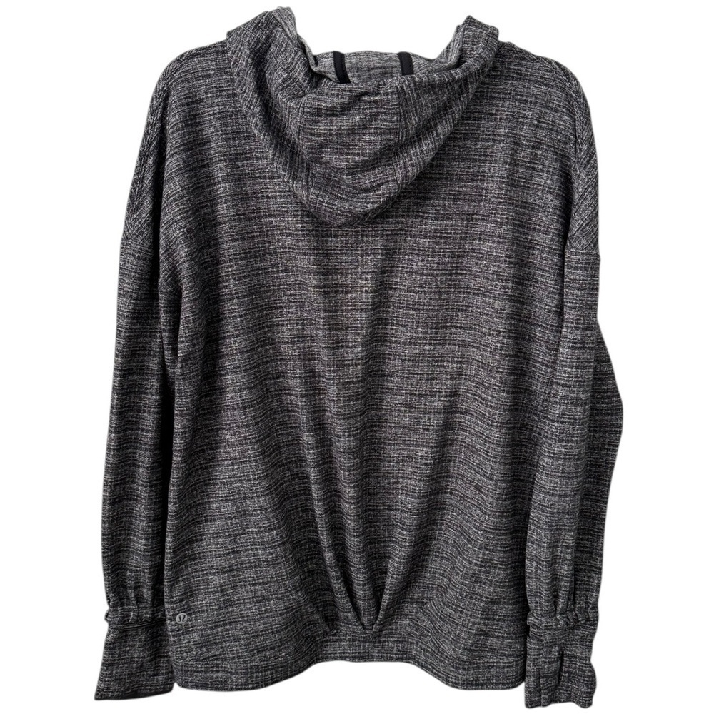Lululemon Hooded Long Sleeve Shirt Heather Grey - Picture 3 of 12